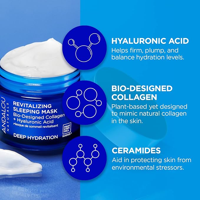 Andalou Naturals DEEP HYDRATION Revitalizing Sleeping Mask