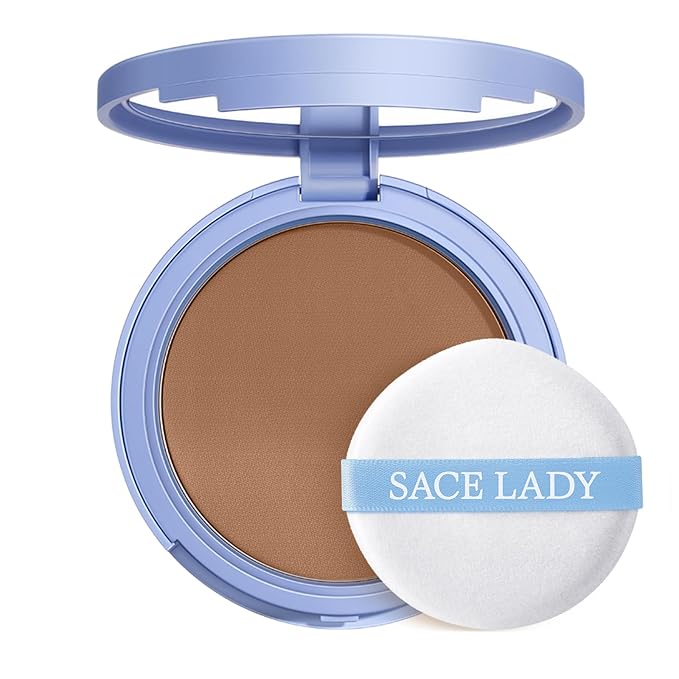 SACE LADY Face Pressed Powder Sets Makeup, Controls Cosmetics Cruelty-free, 0.35oz