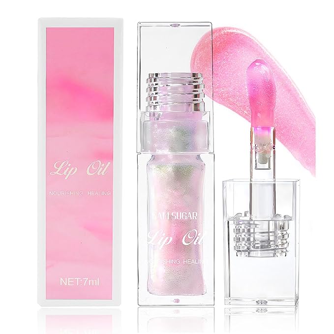 Bossup Color Changing Lip Oil，Magic Color Changing Lip