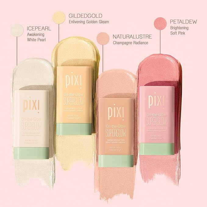 Pixi On-the-Glow SuperGlow - GlidedGold, Hydrating Gel-Cream Highlighter 19g
