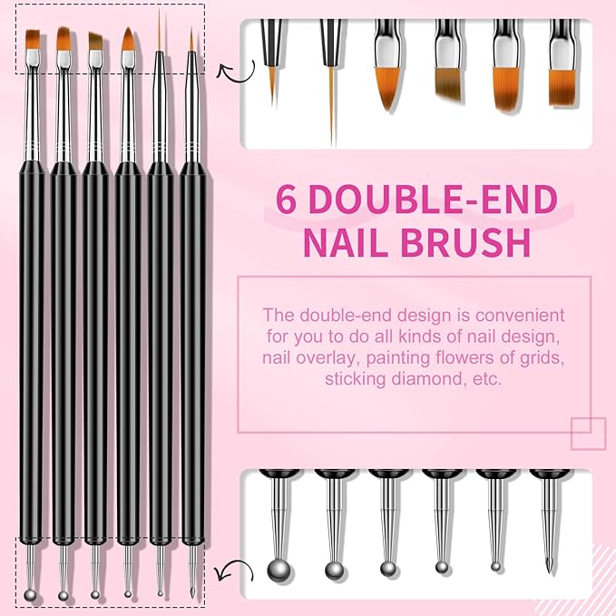 Saviland nail art brushes set