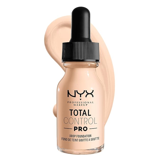 NYX PROFESSIONAL MAKEUP Total Control Pro Drop Foundation, Light Pale