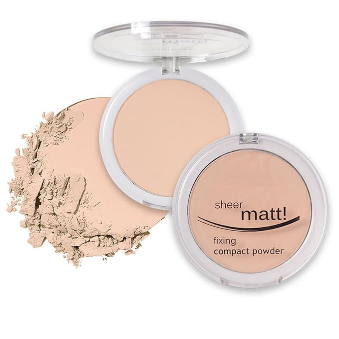 MAEPEOR Pressed Powder 8 Colors Oil Control Matte Natural Beig)