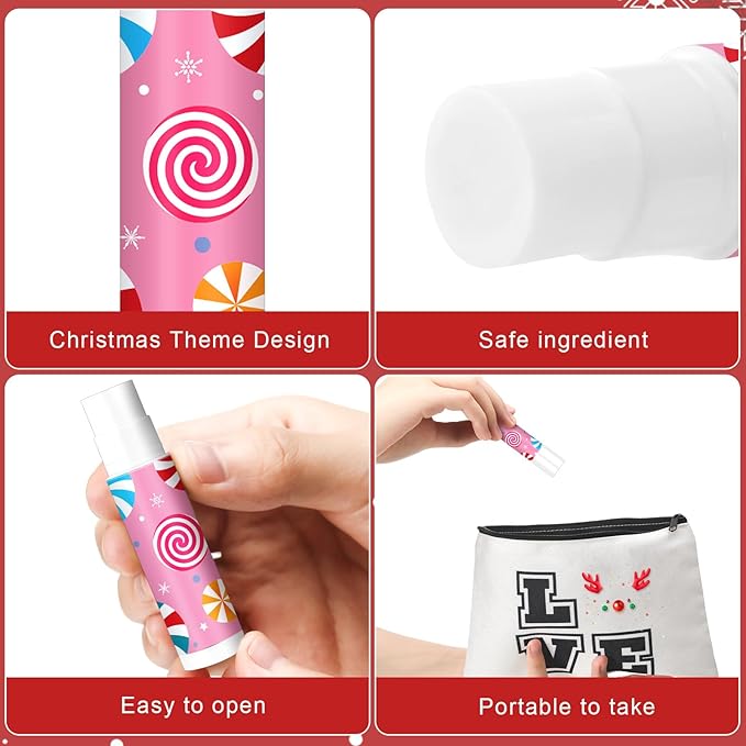 Sosation 80 Pcs Christmas Flavored Lip Stocking