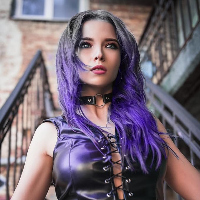 ONE-TIME USE Purple Hair Color