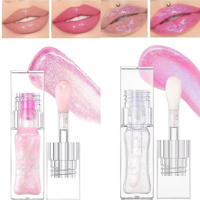 Color Changing Lip Glow Oil Set - 2PCS Changing