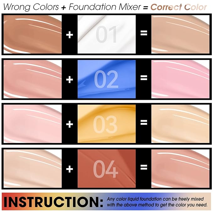 Orange Foundation Mixing Pigment for Adjusting Shade and (04# Orange)