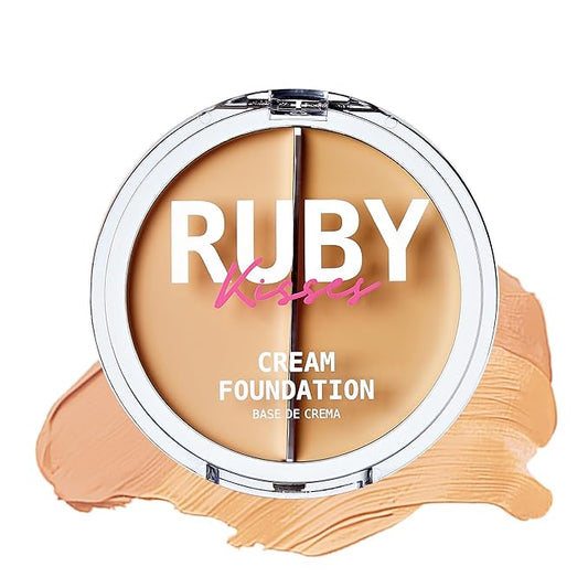 Ruby Kisses Cream Foundation 3D Face Creator 2-Color (Level 2)