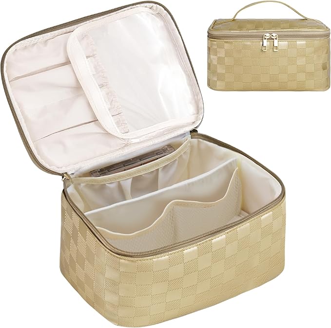 Large travel makeup bag makeup