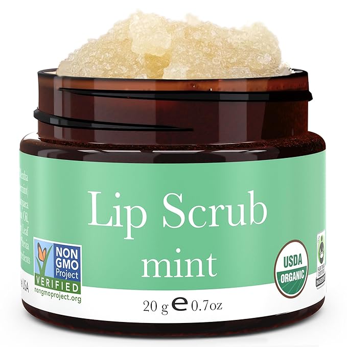 Organic Lip Scrub Mint - USA