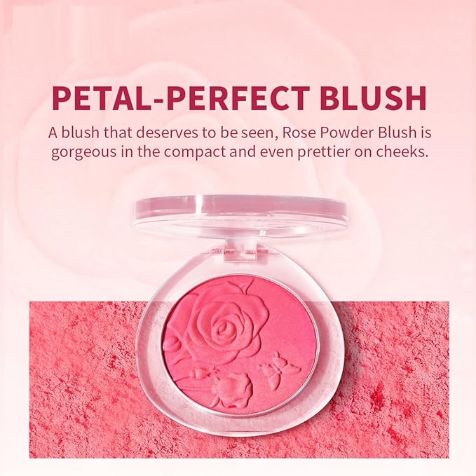 MAEPEOR Matte Face Blush 8 Colors Lightweight Natural (Color 04)