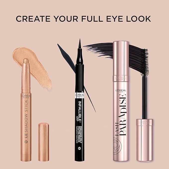 L'Oreal Paris Makeup Le Shadow Stick Eyeshadow, Blendable, Smudge-Resistant, Cream Eyeshadow, Brown Bliss, 0.05 Oz