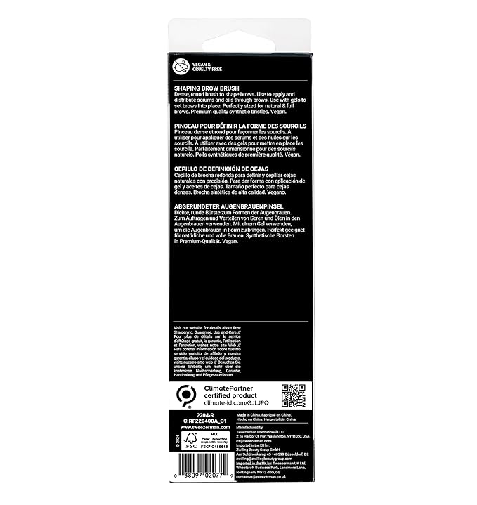 Tweezerman Shaping Round Brow Brush