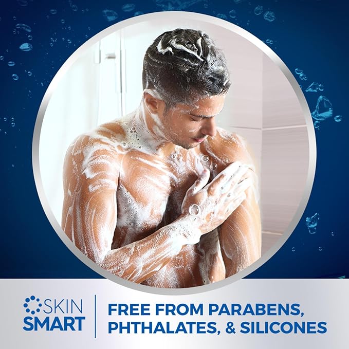 Dial Men 3in1 Body, Hair and Face Wash, Hydro Fresh, 16 fl oz, Pack of 6