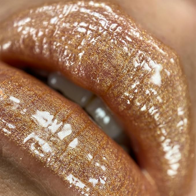 UNICORN SNOT Liquid Metal Lip Paint - Metallic Lip Gloss - Non-drying, Long-lasting Liquid Lipstick, Intense Pigment Color with Metallic Shimmer - Vegan, Cruelty-Free Makeup, Light Sand (Dune)