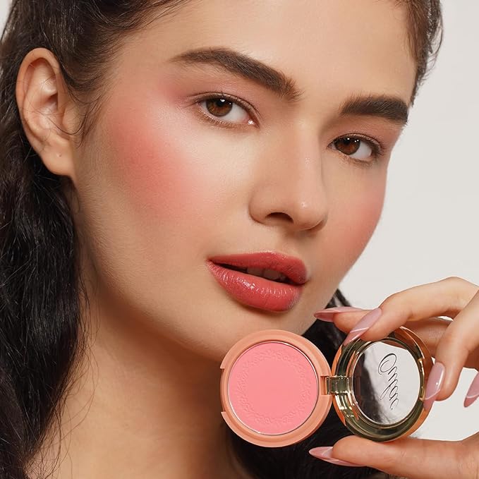 Oulac Yellow Pink Blushers for Cheeks Fair Skin 8g