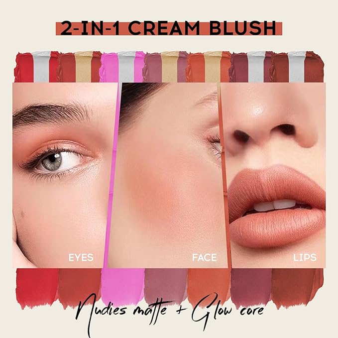 Cream Blush, Jelly Blush, Beauty Blush Makeup Sticks, Stick #06