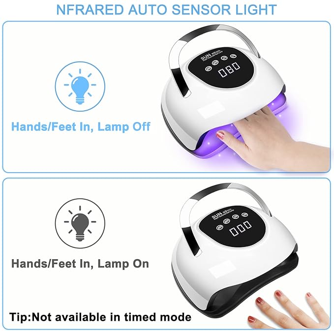 Wisdompark LED Nail Lamp 220W