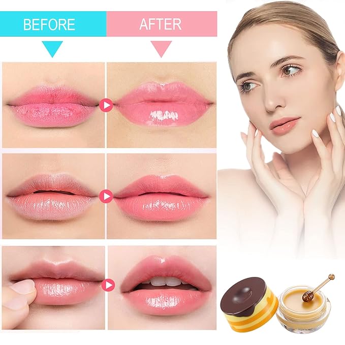 2 Pack Bee Lip Balm Honey Exfoliator