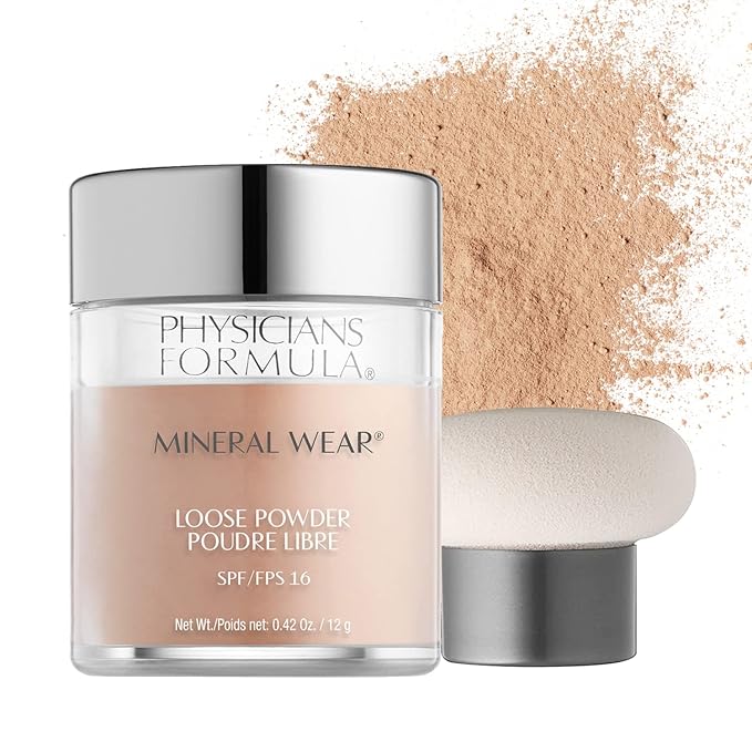Physicians Formula Mineral Wear Talc-Free Loose Powder Creamy Dermatologist Tested