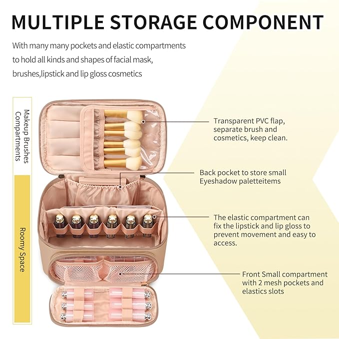 Ocheal makeup bag, multifunctional make