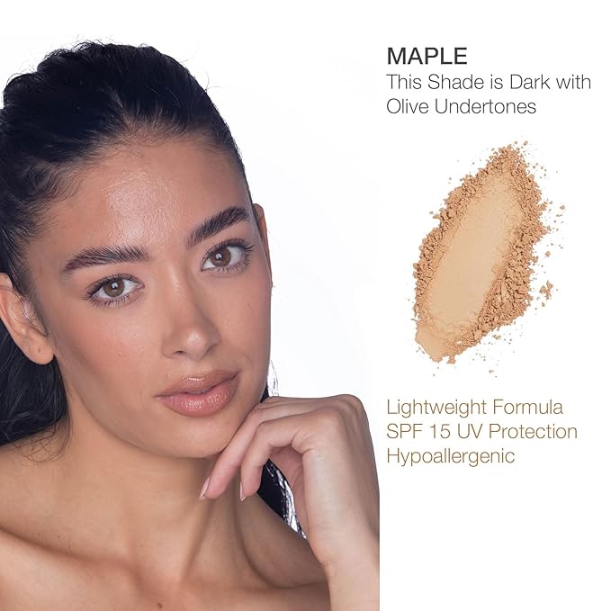 bellapierre Compact Mineral Foundation SPF 15 | Vegan - Maple 35 Oz