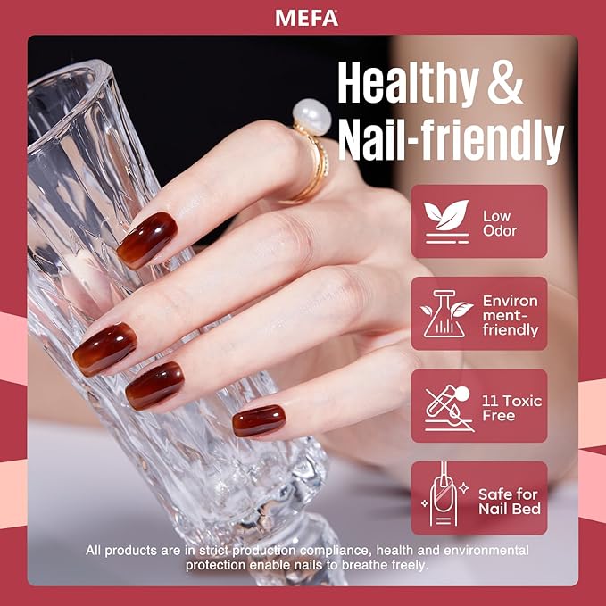 Mefa jelly gel nail polish