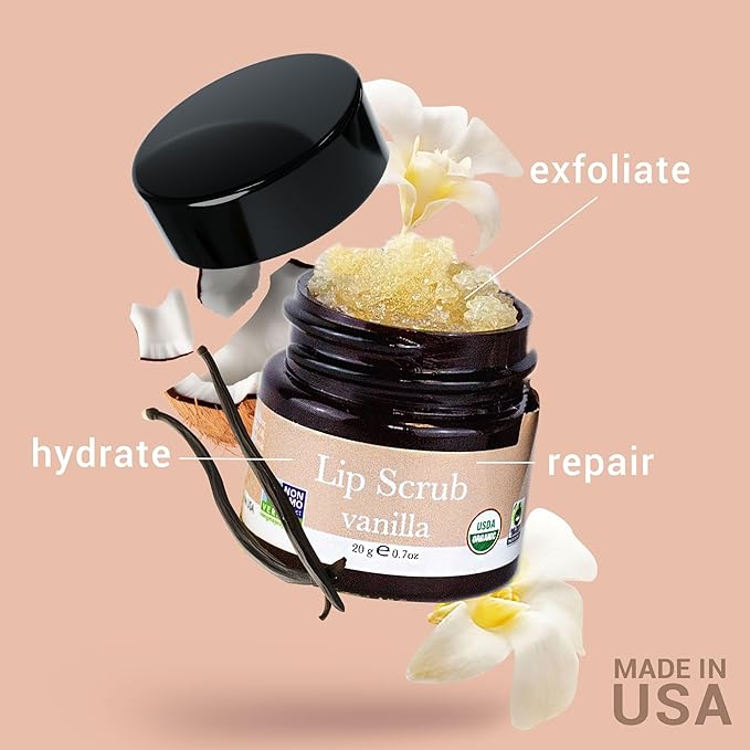 Organic Lip Scrub Vanilla - Lip