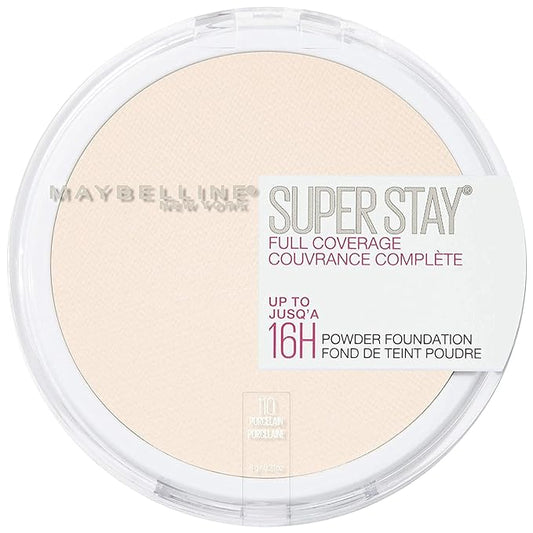 Maybelline Super Stay Full Coverage Powder Foundation Makeup, 1 Count