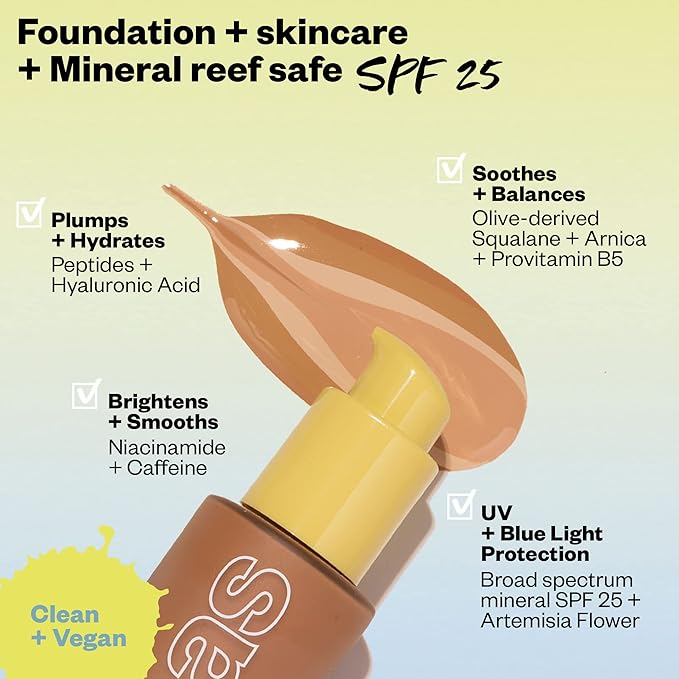Kosas Revealer Skin-Improving Foundation with SPF 25 Protection