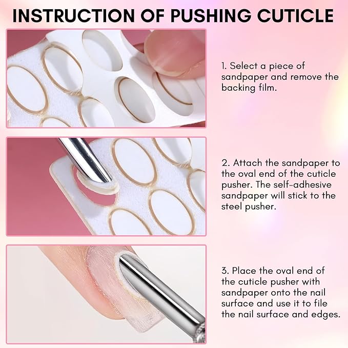 Makartt cuticle pusher, dual ended