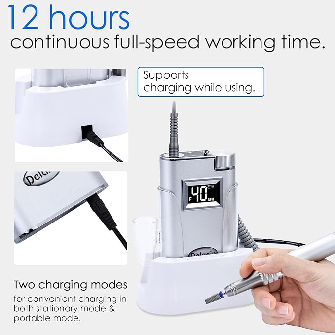 Delanie professional electric nail drill