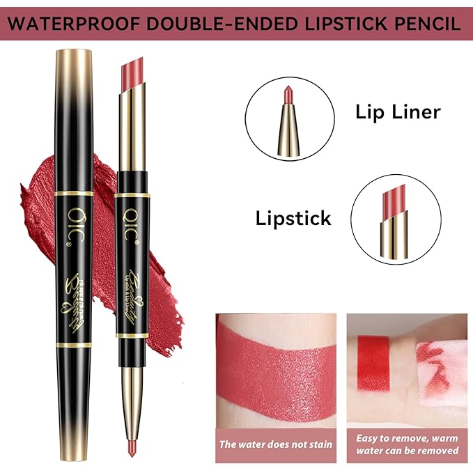 Grapefruit Lip Liner and Lipstick for Women, Long Grapefruit