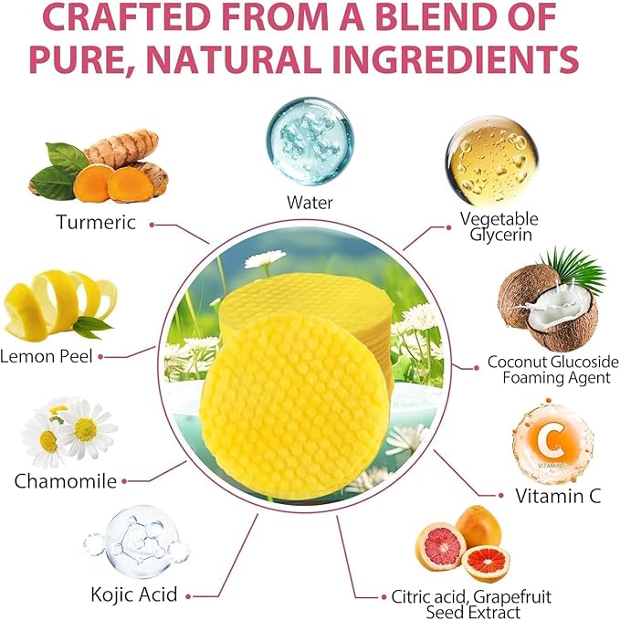 Turmeric kojic acid cleansing pads