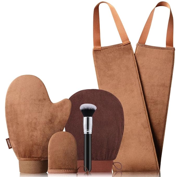 Self Tanning Mitt Applicator - 5 Pack Tanning Mitts Self Tanner Mitt Applicator, Tanning Glove for Self Tan Mitt Applicator, Self Tanner Mit Self Tan Mit Sunless Tanner Mitt Self Tanner Glove