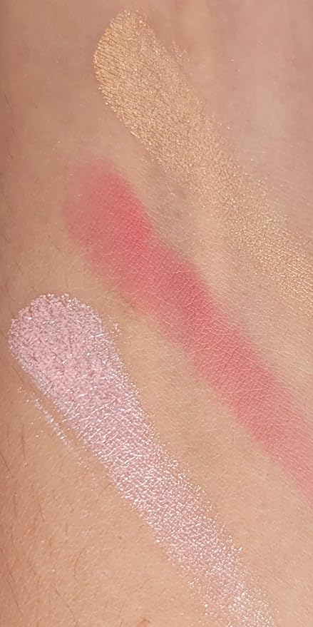 3-in-1 Blendable Trio, Eyeshadow, Blush and Highlight Makeup