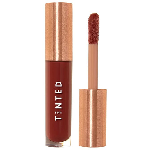 Live Tinted Huegloss High-Shine Lip Gloss - Hydrating, Non-Sticky, Moisturizing Lip Gloss with Hyaluronic Acid, Coconut Oil, and Shea Butter For a Soft Barrier & Seals in Moisture - Warm Spice