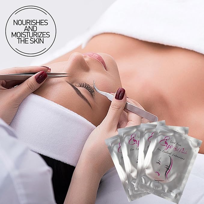 50pairs eyelash extension gel patches