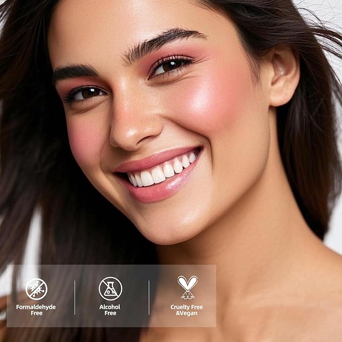 Multi Cream Blush & Blush Brush Set, Korean Makeup Blush for Cheeks, Multi-Use Face Balm, Lightweight & Hydrating, Blendable Color, Non-Greasy, Soft Bristles for Radiant Finish (Pink Sakura)