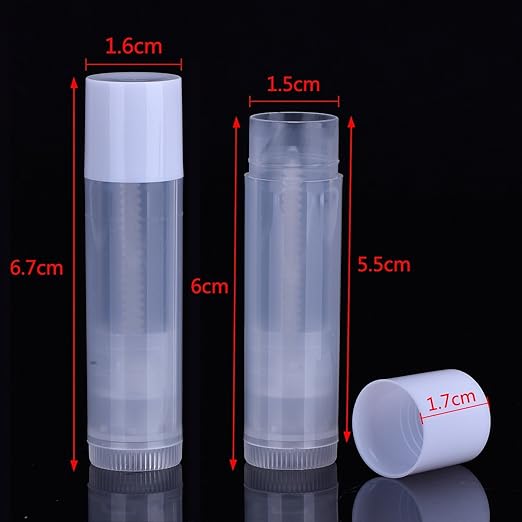 50 pcs, Empty Lip Balm Containers