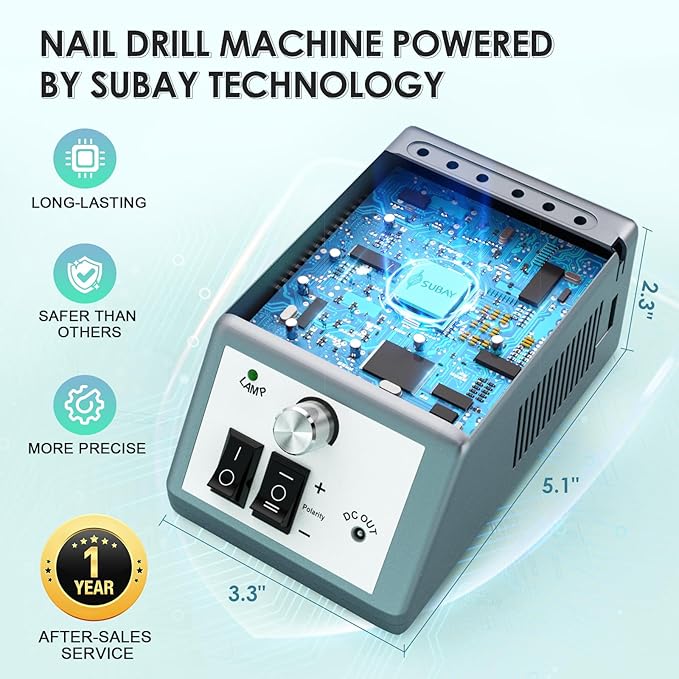 Electric nail drill machine, 20000rpm