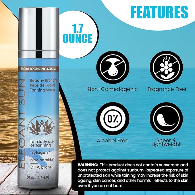 Facial Tanning Bed Lotion Face Moisturizer,
