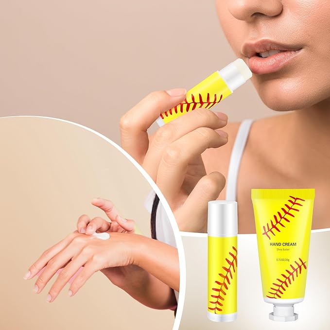 144 Pcs Softball Lip Balm Hand
