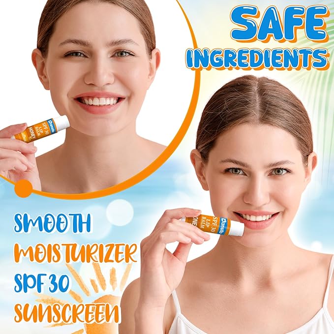 25 Pcs Sunscreen Lip Balms Bulk