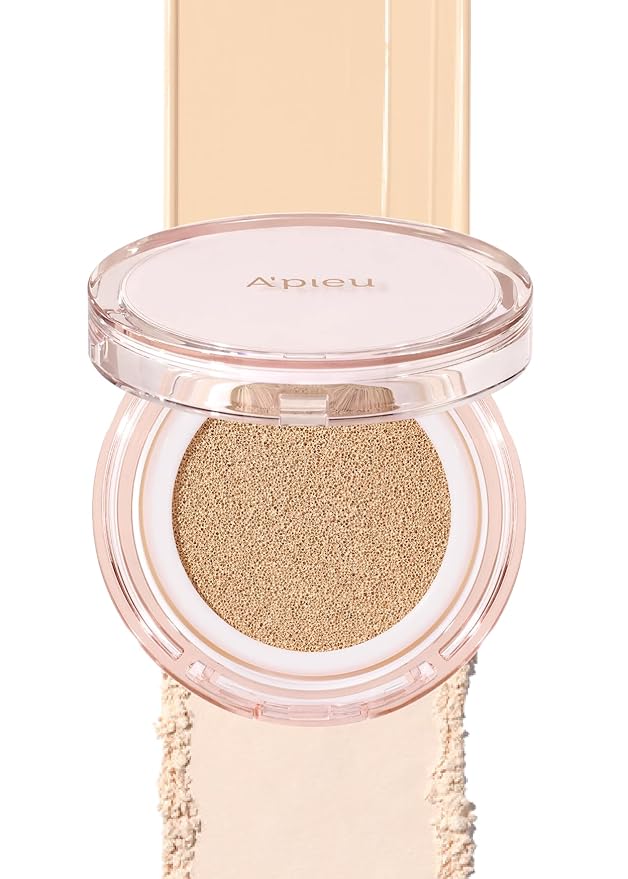 A'PIEU Waterlock Cushion Foundation No.ight Beige Semi-Matte Natural Acid, Paraben-Free 21 L
