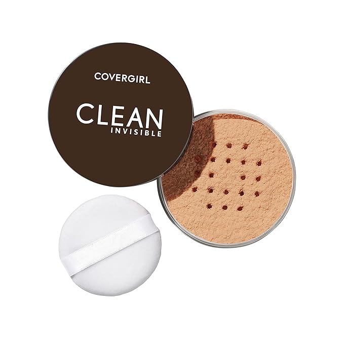 COVERGIRL Clean Invisible Loose Powder Vegan Setting Powder Translucent Medium 20g