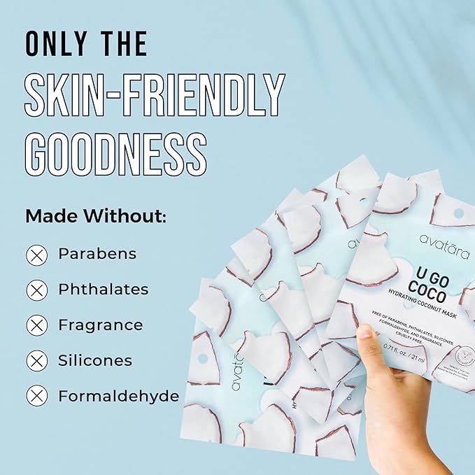 Avatara U Go Coco Facial Mask, Hydrating