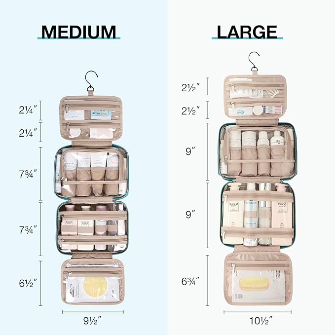 Bagsmart toiletry bag hanging travel