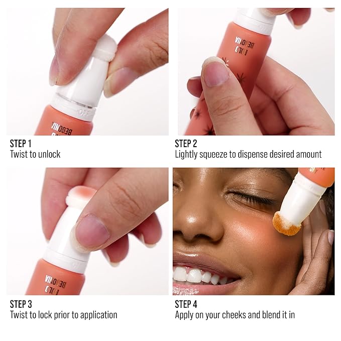 Kiss New York Professional Pearl Liquid Blush Beauty (Passionate Peony)