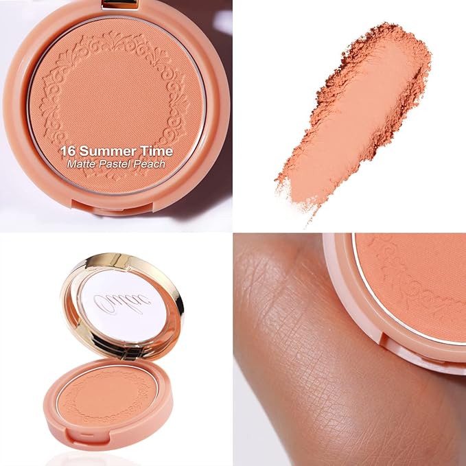 OULAC Blush Makeup Fair Skin| Highly Pigmented Powery 4.8g